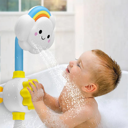Cloud Baby Bath Shower Toy – Water Spraying Bath Toy with Faucet for Children