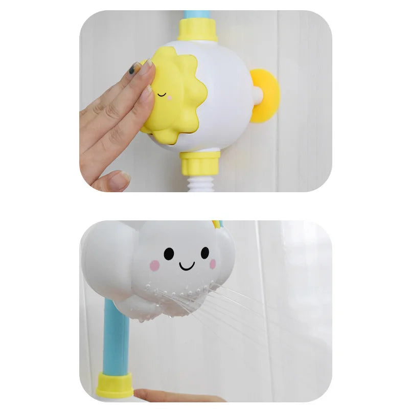 Cloud Baby Bath Shower Toy – Water Spraying Bath Toy with Faucet for Children