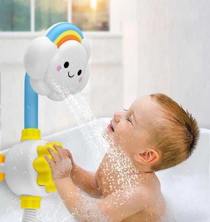 Cloud Baby Bath Shower Toy – Water Spraying Bath Toy with Faucet for Children