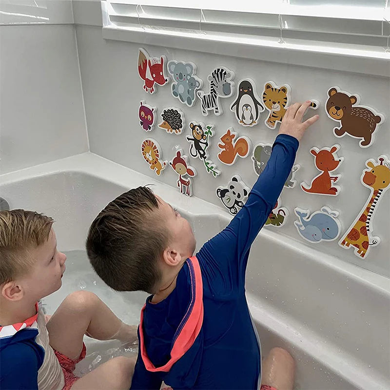 Floating Foam Bath Puzzle Toy Set – Boat & Vehicle Water Play Shapes