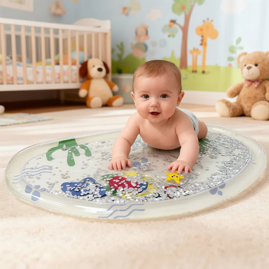 Inflatable Baby Water Play Mat – Tummy Time Activity Mat for Infants & Toddlers