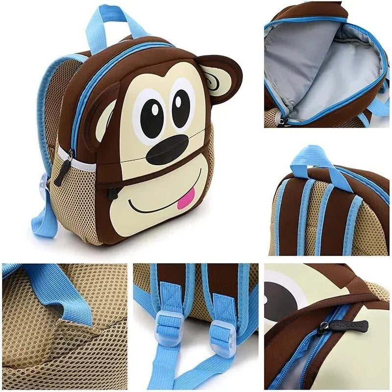 Cute Animal Baby Backpack – Lightweight Nursery Bag for Toddlers & Young Children