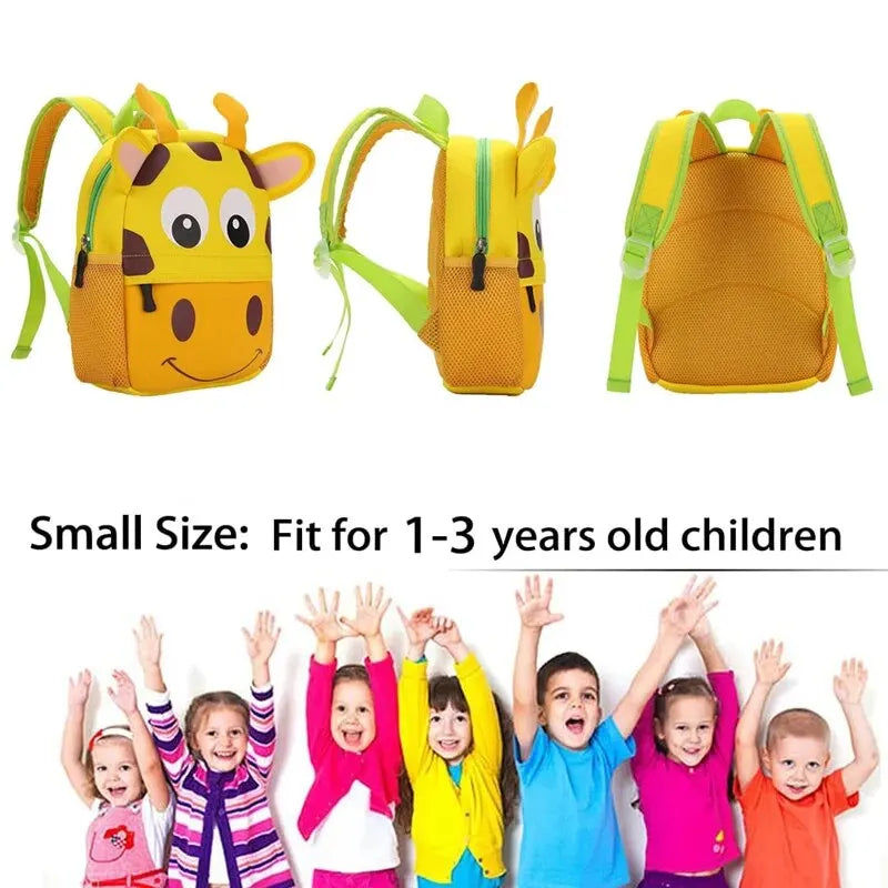 Cute Animal Baby Backpack – Lightweight Nursery Bag for Toddlers & Young Children