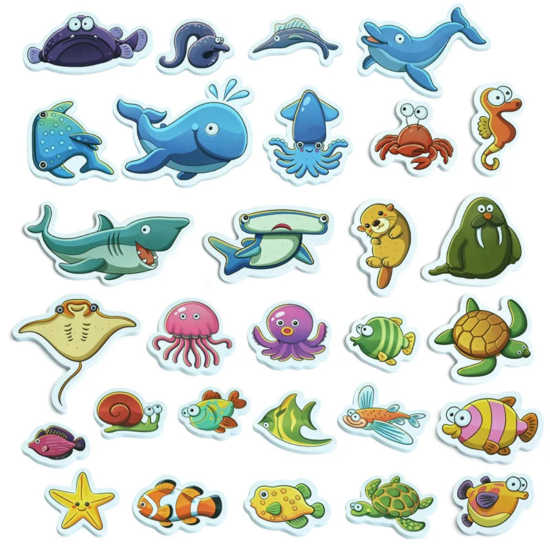 Floating Foam Bath Puzzle Toy Set – Boat & Vehicle Water Play Shapes